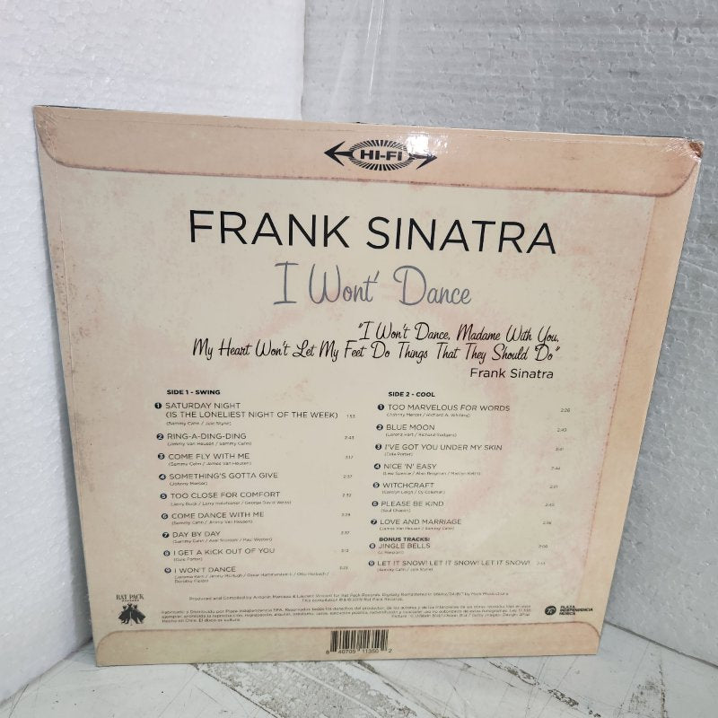 Vinilo Frank Sinatra - I Won't Dance
