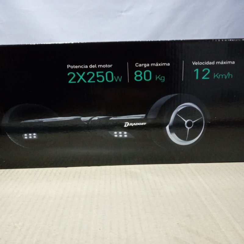 Hoverboard Radost Nanak 9.5" Negro
