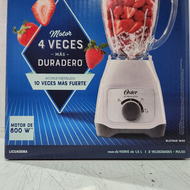 Licuadora Oster BLSTKAG-WRD 1.5 Litros, 800 W 2 Velocidades