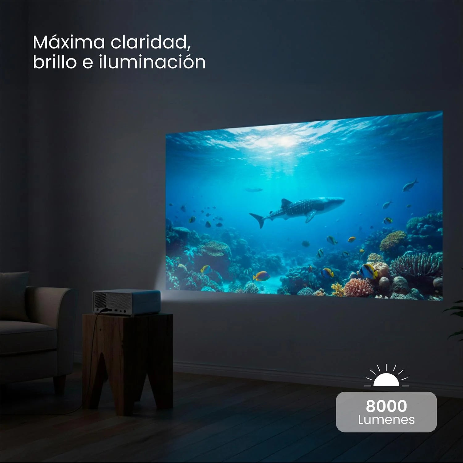 Proyector Portátil Levo Smart Hexa Full HD