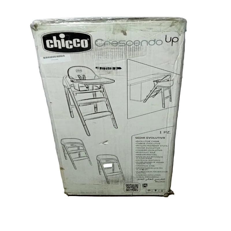 Silla de Comer Bebé Chicco Crescendo Up Evolutiva Grey
