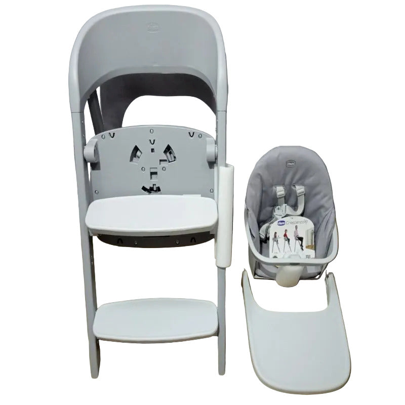 Silla de Comer Bebé Chicco Crescendo Up Evolutiva Grey