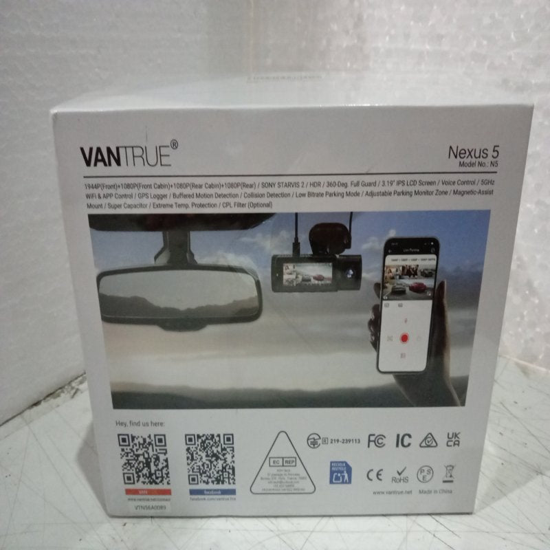 Vantrue N5 Nexus Series Max 4 Canales 512GB