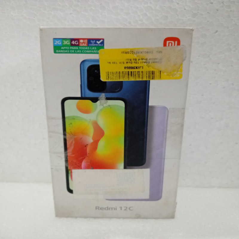 Teléfono Celular Xiaomi Redmi 12C – 4 GB RAM, 128 GB, Graphite Gray