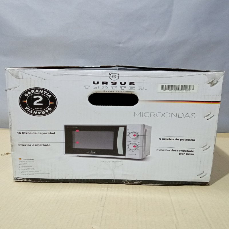 Microondas URSUS TROTTER UT-SYDNEY18 20 Litros, Blanco