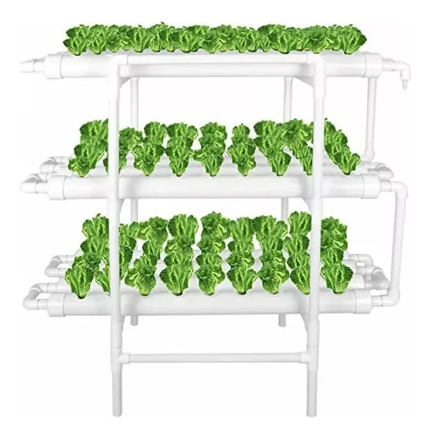KIT HIDROPÓNICO CHINA BÁSICO 108 PLANTAS BLANCO