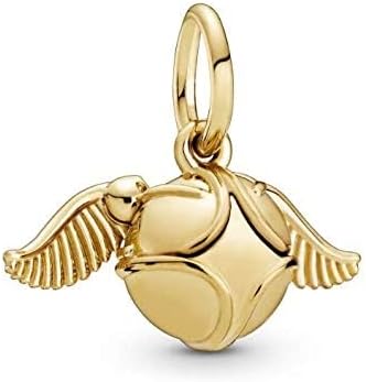 Charm Pandora Colgante De Alas De Soplon Doradas De Harry Potte