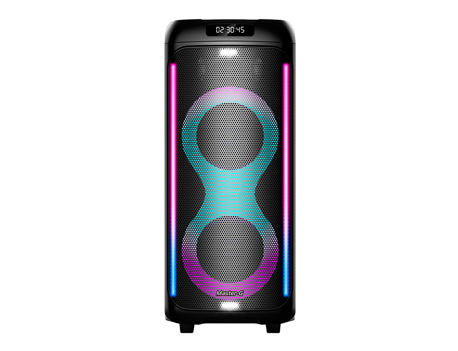 Parlante Bluetooth Karaoke Master G Atenea 8"X2 16.000 Watts