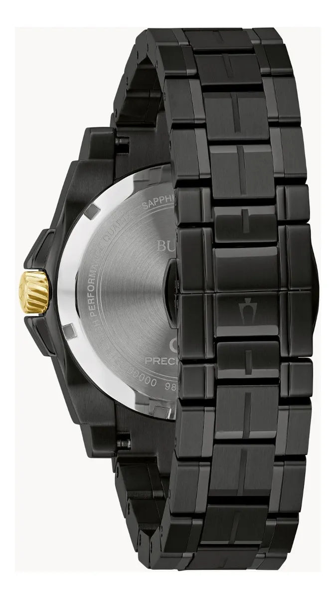 Reloj  Icon Precisionist Bulova 98b408 Negro Masculino