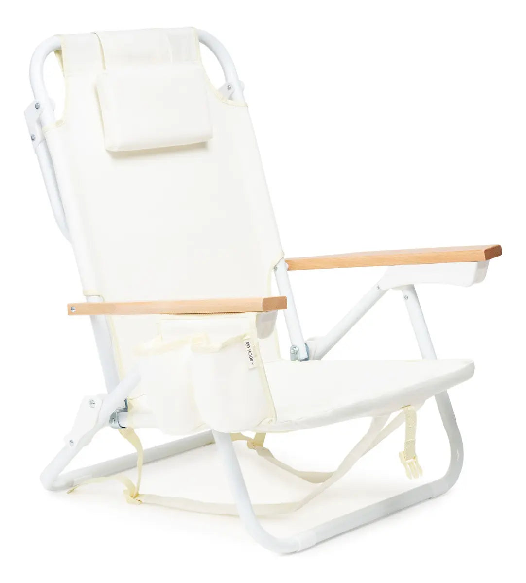 Silla de Playa Plegable Dryhood Traveler 6 Posiciones, Beige