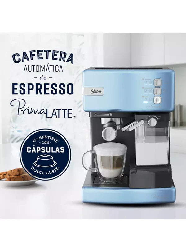 Cafetera Automática de Espresso Oster Prima Latte BVSTEM6603CC
