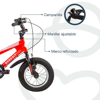 Bicicleta Bebesit Canyon Rojo Aro 12