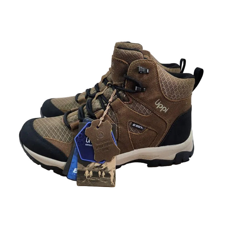 Botín Lippi Tellus Mid EUR 42/ 26.5 cm Masculino, Cafe Calro