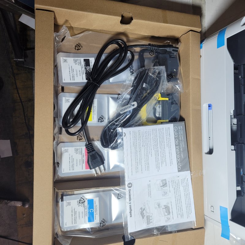Impresora Multifuncional Tinta Continua WiFi Direct Epson Pro WF-C5810 Blanco