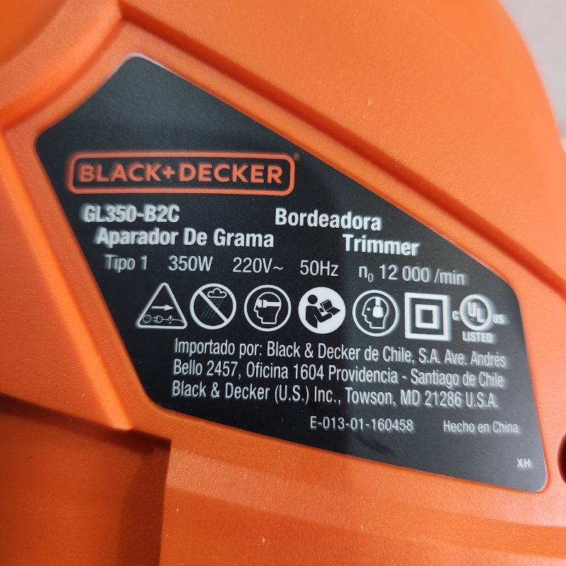 Orilladora Eléctrica Black+Decker 9" 23 cm 350W