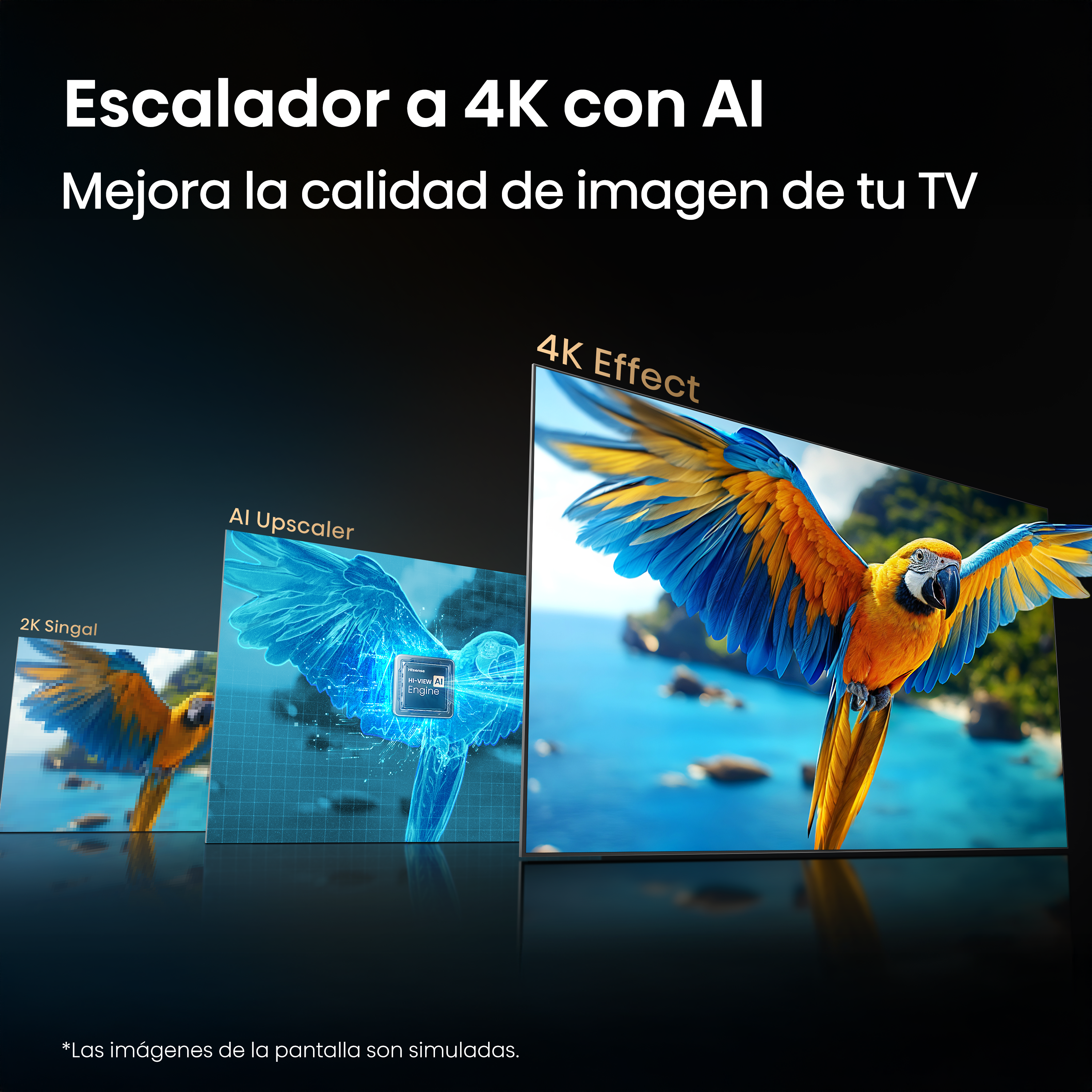 Smart TV Hisense 50QD5SV QLED 4K UHD 50 Pulgadas