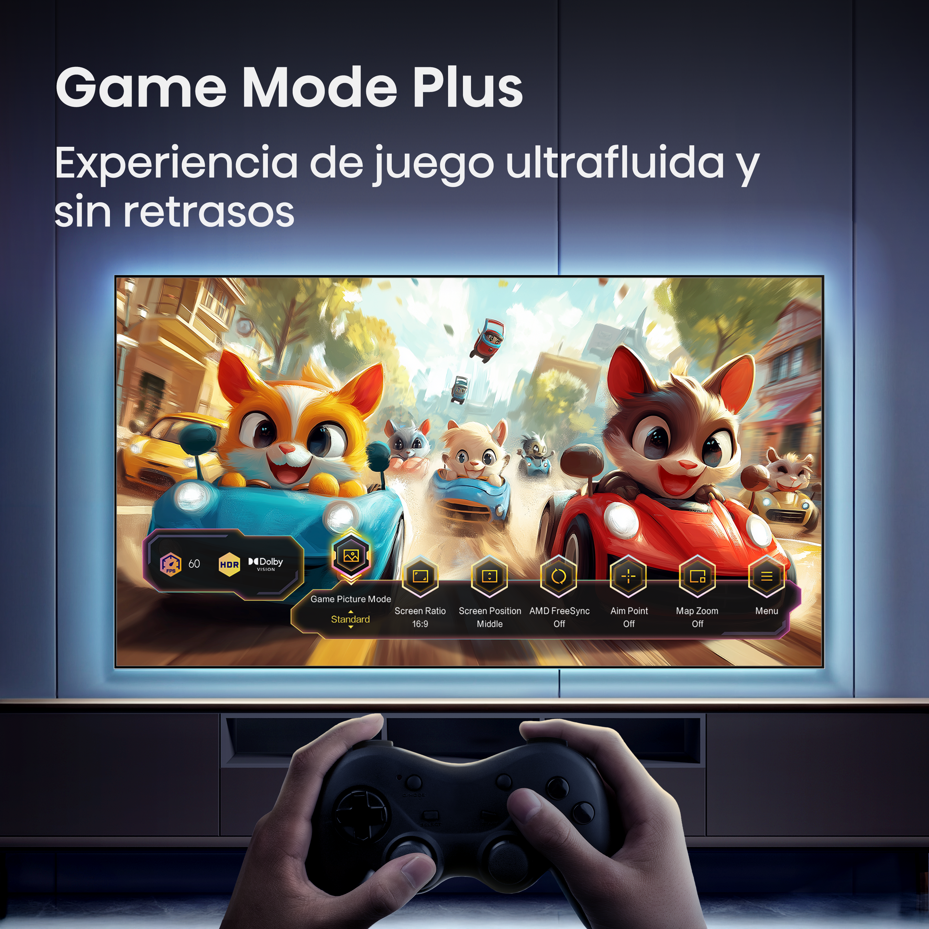 Smart TV Hisense 50QD5SV QLED 4K UHD 50 Pulgadas