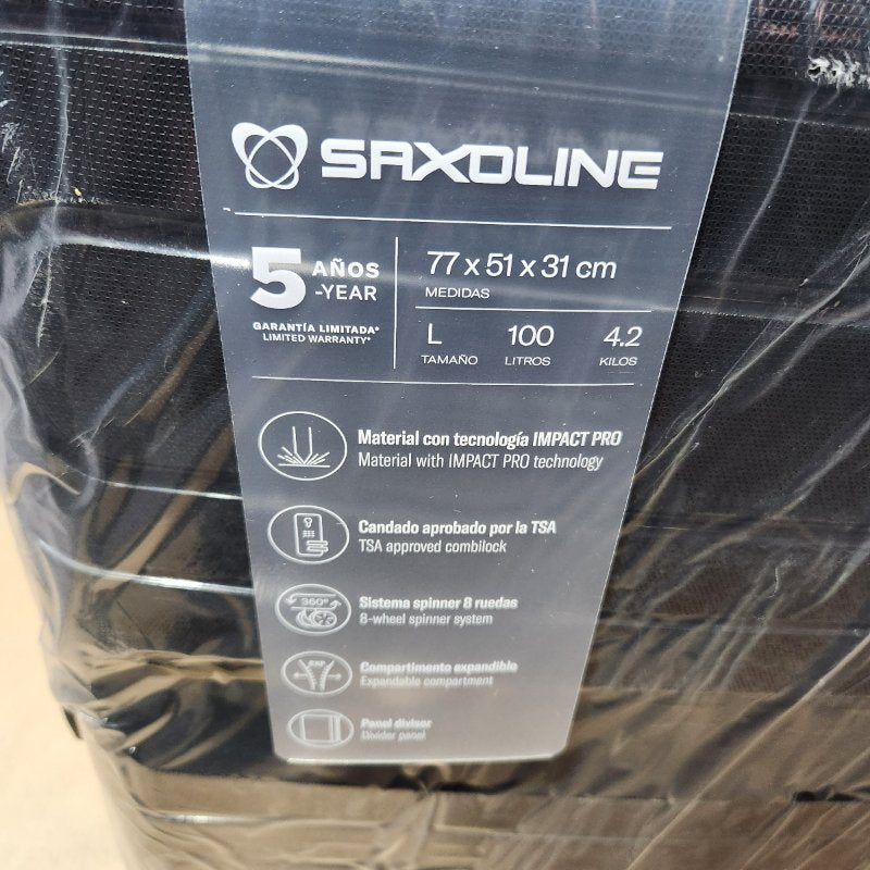 Maleta de Viaje Saxoline Spinner 77 Negro - 100L / 4.2kg