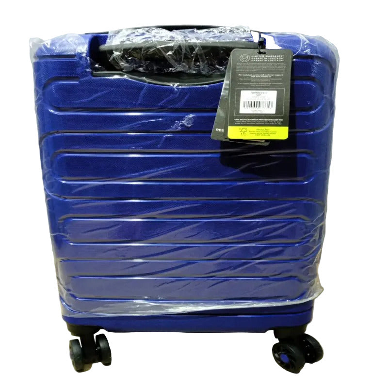 Maleta Rígida de Cabina Fortress Saxoline 55x35x25 cm Azul 2.8 kg 40 Litros