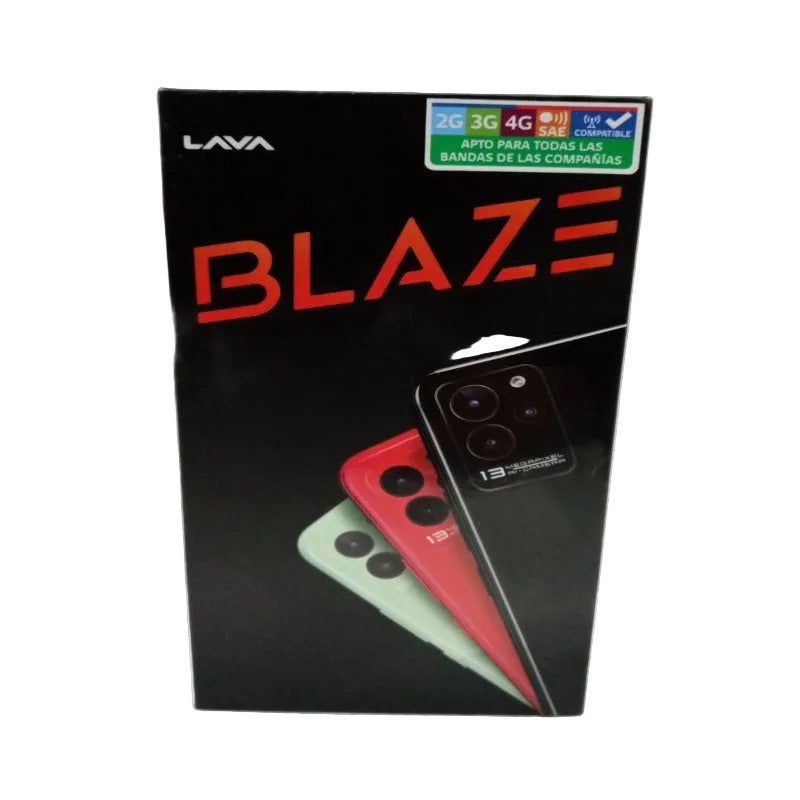 Smartphone Blaze Lava LZX407 Negro 64GB ROM 4GB RAM 4G