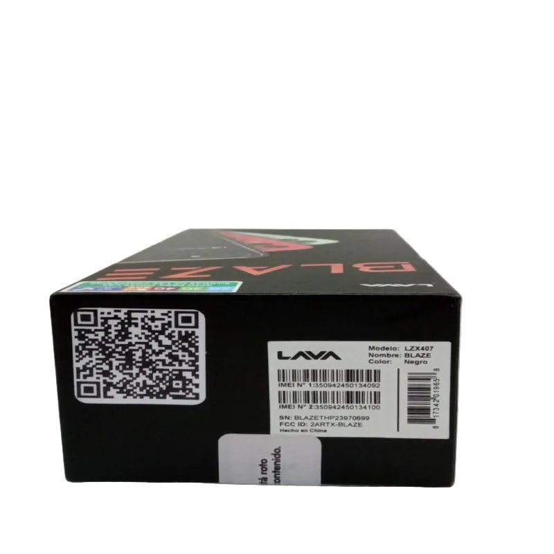 Smartphone Blaze Lava LZX407 Negro 64GB ROM 4GB RAM 4G