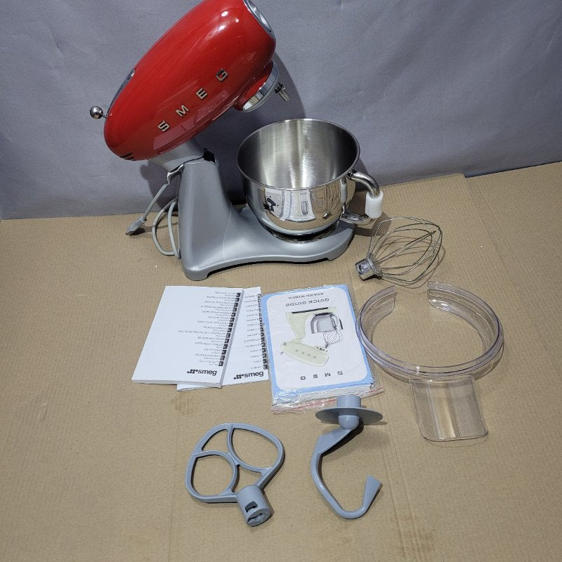 Batidora Stand Mixer Smeg SMF02RDEU 4.8 Litros Rojo