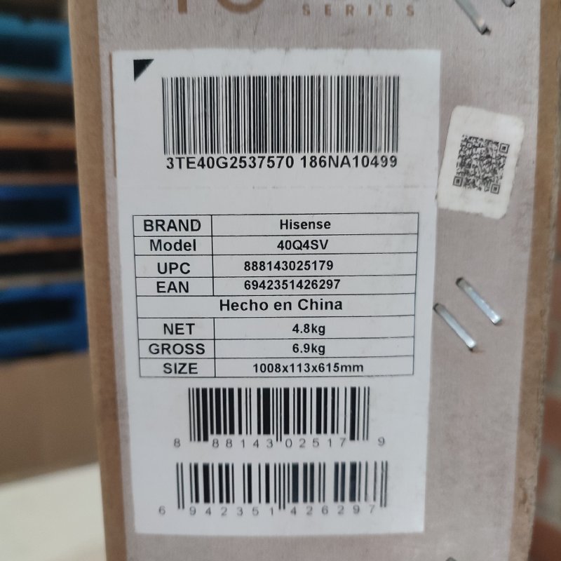 Smart TV QLED Hisense 40Q4SV 40 pulgadas