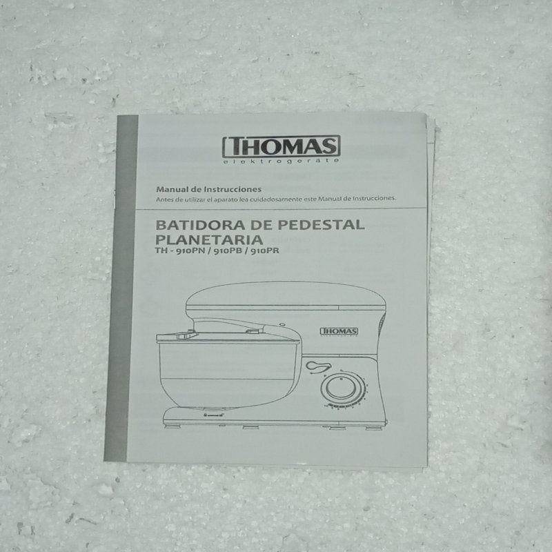 Batidora de Pedestal Thomas Planetaria TH-910PN Negro 1300W