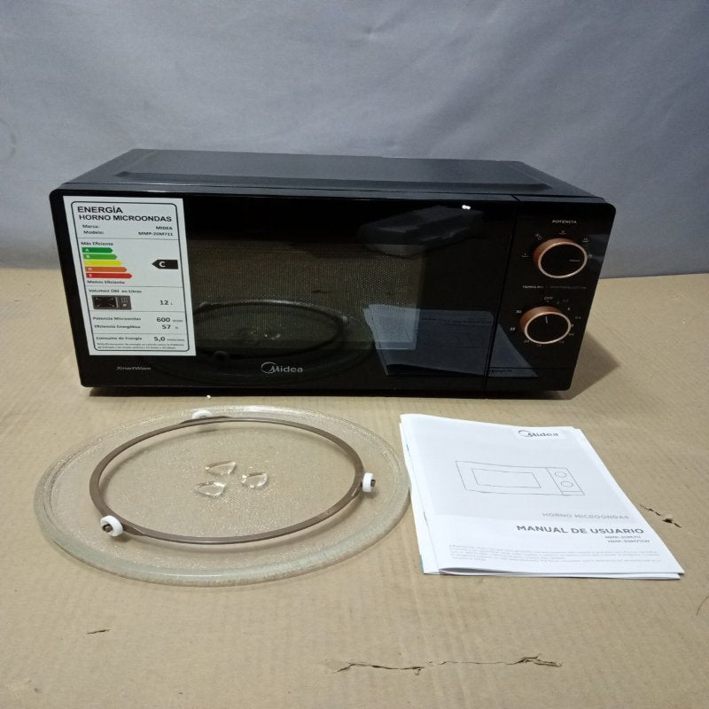 Horno Microondas Midea MMP-20M711 Negro 20 Litros