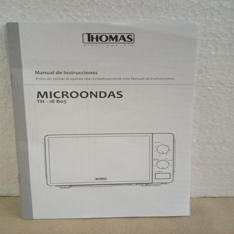 Microondas Thomas TH-18B05 Blanco 18 Litros