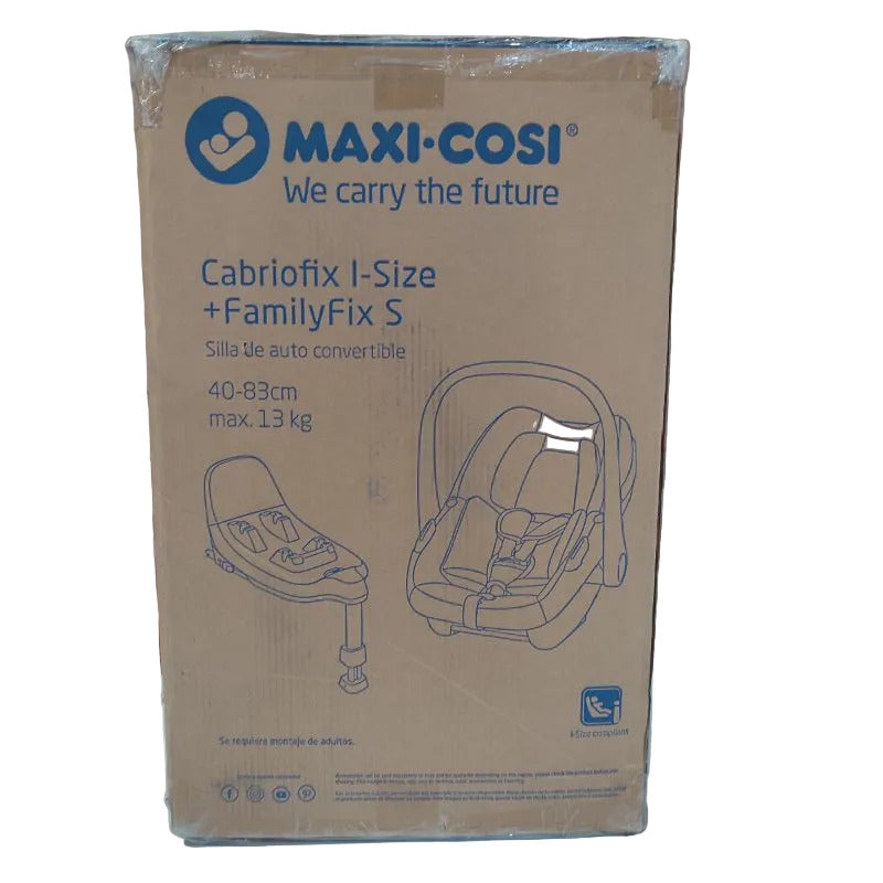 Silla de auto Cabriofix + FamilyFix S Negro Maxi Cosi, Negro