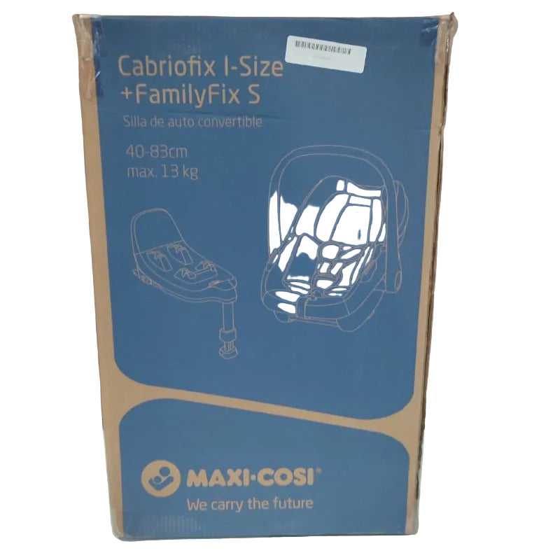 Silla de auto Cabriofix + FamilyFix S Negro Maxi Cosi, Negro
