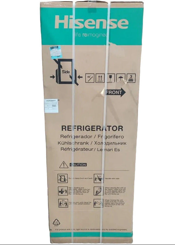 Refrigerador Side by Side No Frost Hisense RS3P558NECF Plateado 531 Litros