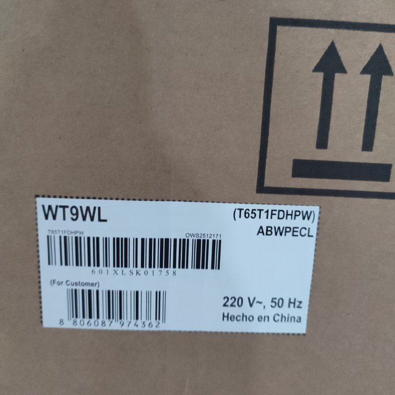Lavadora Automática Carga Superior LG WT9WL Blanco 9 kg