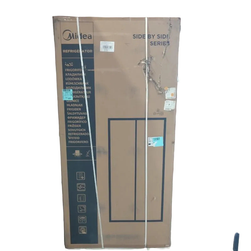 Refrigerador Midea MDRS619FGE50 Inox 460 Litros