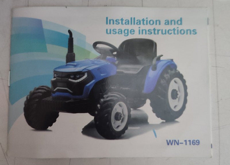Tractor Eléctrico Infantil WN-1169 – Verde