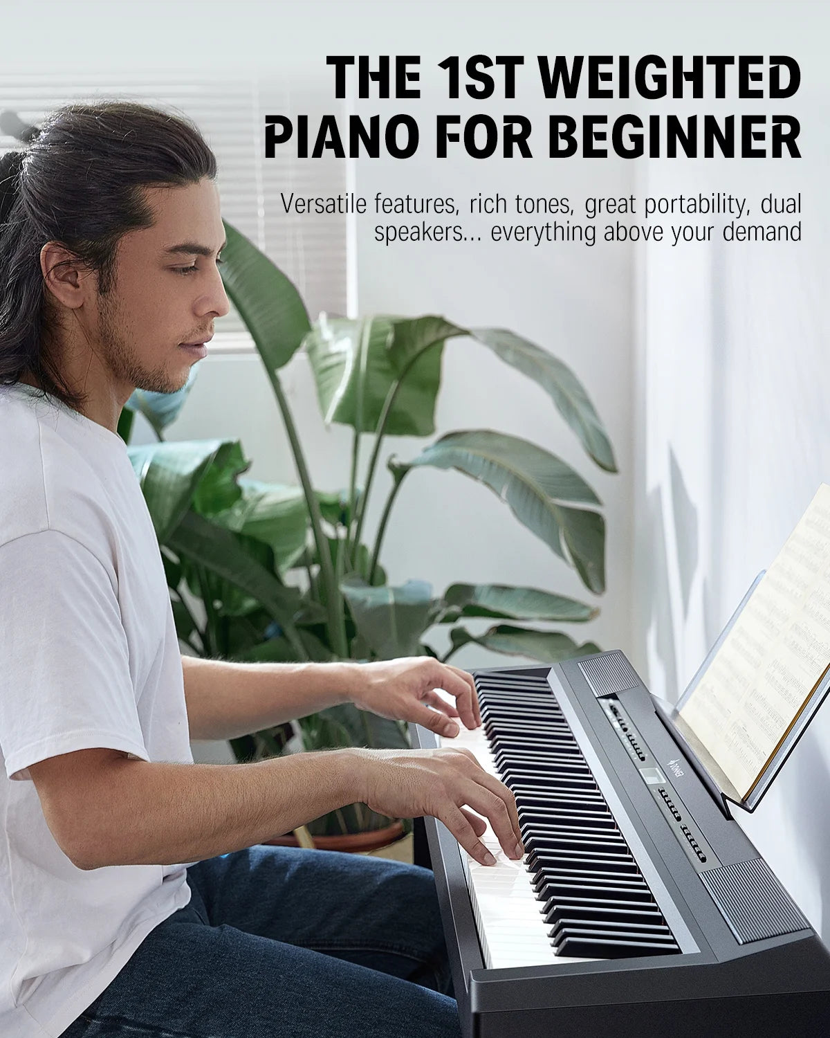 Piano Digital Donner Dep20 Negro
