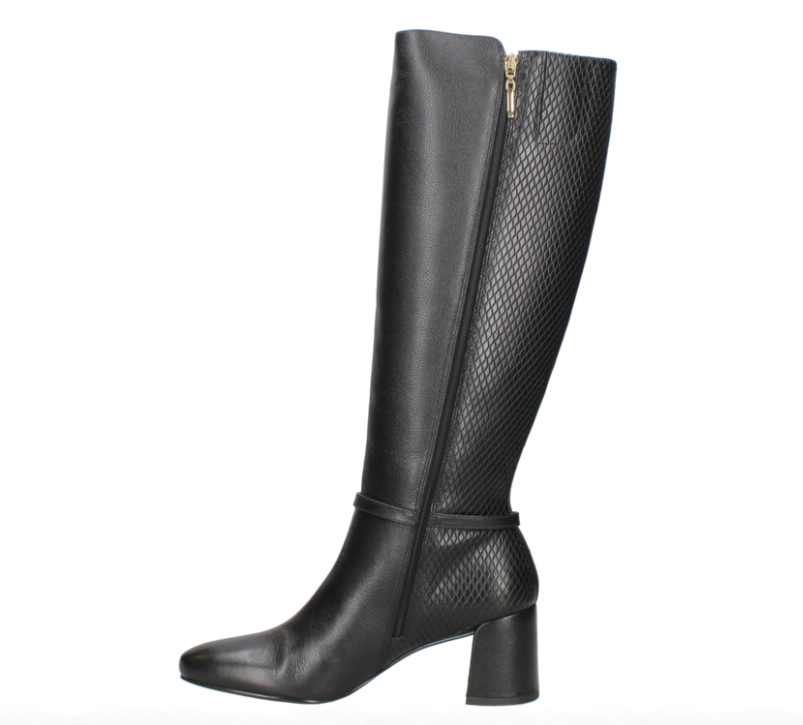 Botas Largas Casual Mingo J466 Cuero Negro 37 Femenino