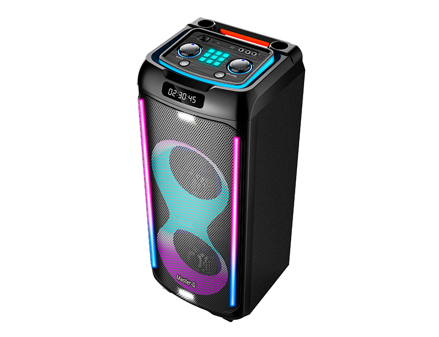 Parlante Bluetooth Karaoke Master G Atenea 8"X2 16.000 Watts