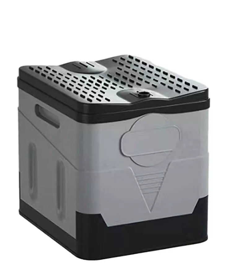 Baño Portátil Genérico Para Autos Plegable Negro