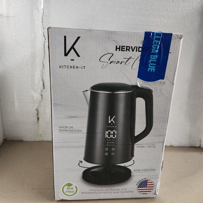 Hervidor Eléctrico Kitchen+ IT Smart Digital LED 1.7 Litros