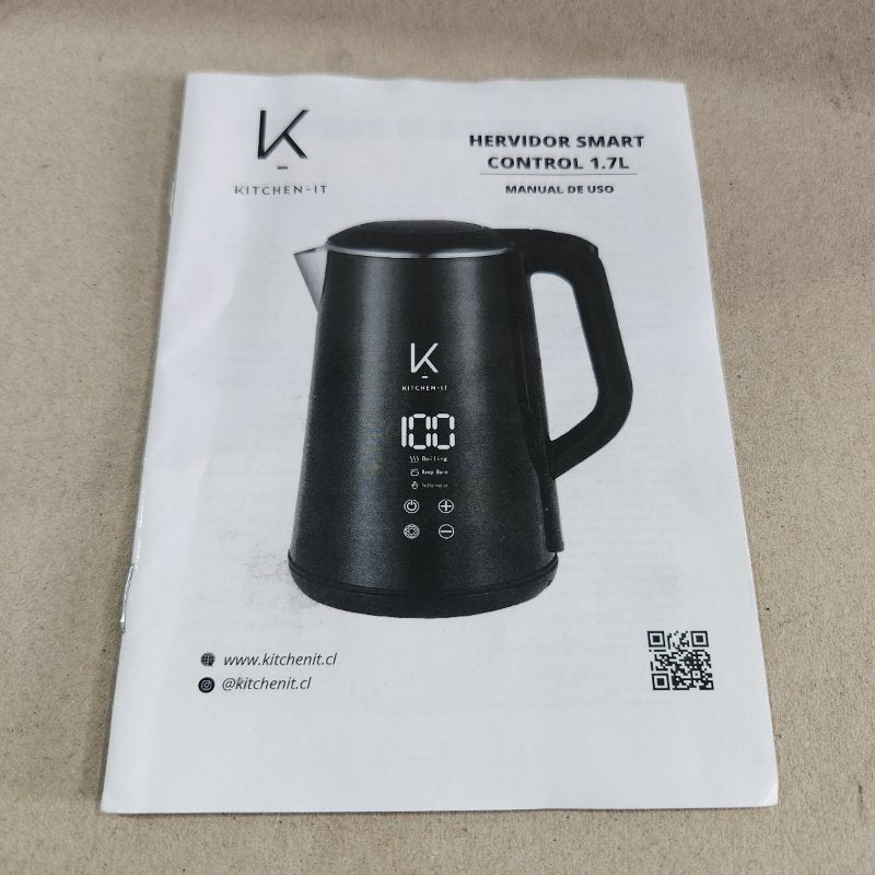 Hervidor Eléctrico Kitchen+ IT Smart Digital LED 1.7 Litros