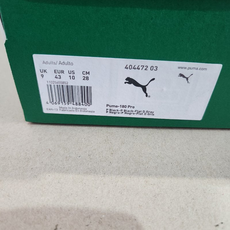 Zapatillas Puma 180-Pro Negro Hombre Talla EUR 43 / 28 cm