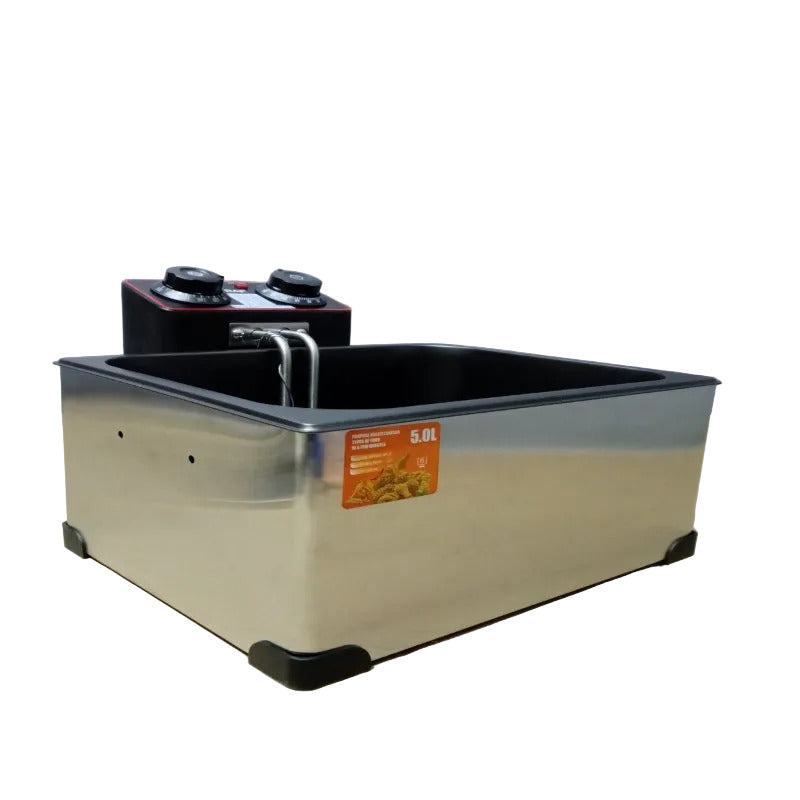 Freidora Eléctrica RAF R.5224 5 Litros Acero Inoxidable