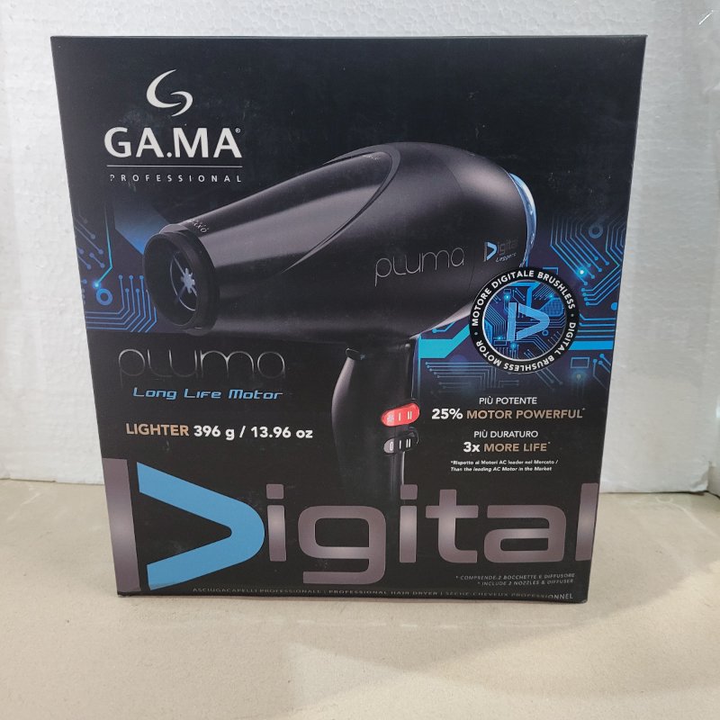 Secador de pelo Gama Pluma Compact Digital 2400W Negro