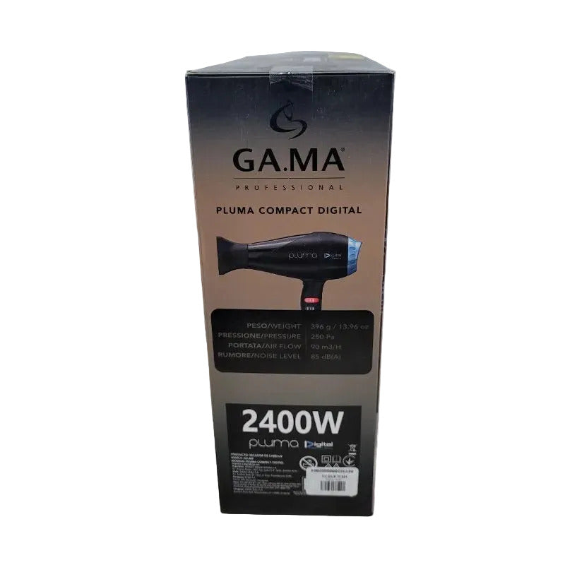 Secador de pelo Gama Pluma Compact Digital 2400W Negro