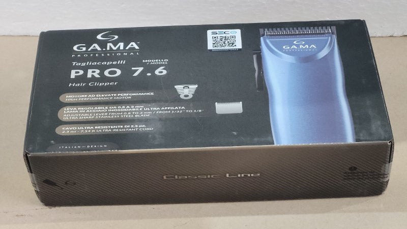 Cortador de pelo Gama Pro 7.6, Azul