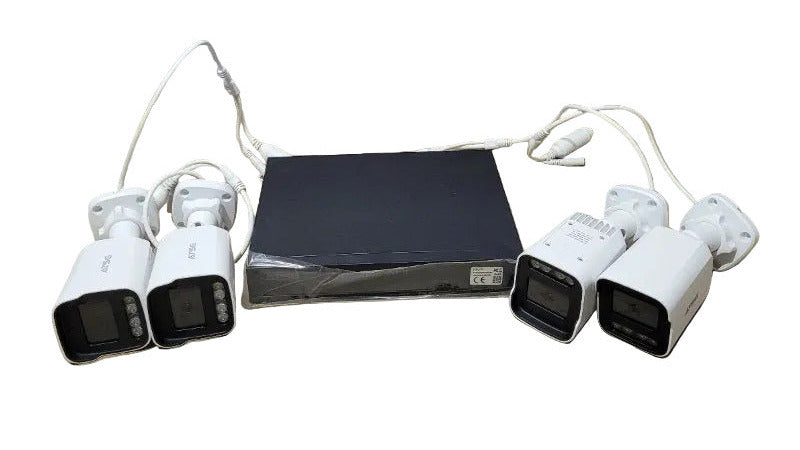 Kit de Cámaras de Seguridad ATSG CCTV POE 3022 3MP NVR 500GB