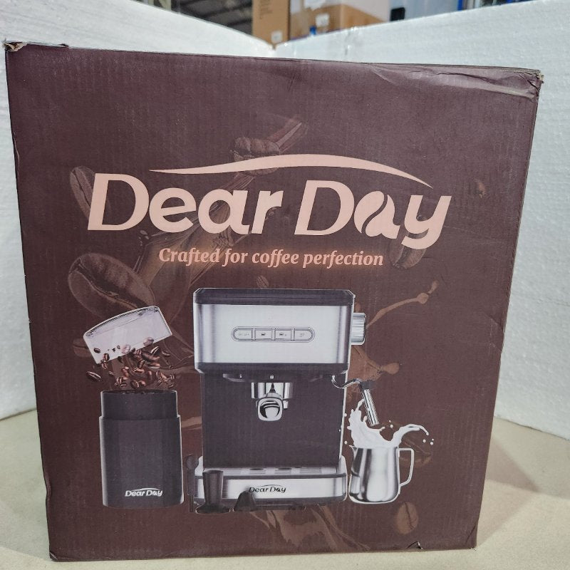 Cafetera con Molinillo Dear Day CL008D, Negro
