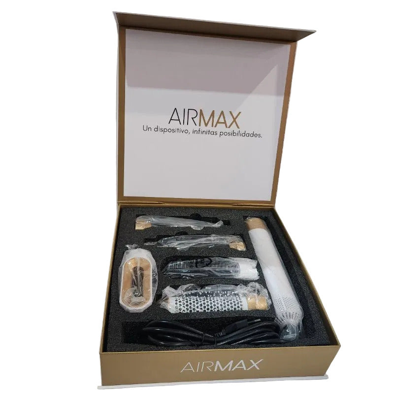 Secador y Endulador Airmax 5 en 1 Rebelheir, Blanco